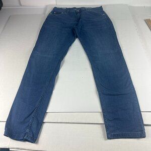 Mugsy Jeans Men's 35x32* Lake Shores Straight Blue Faded Stretch Denim Tag 36x34